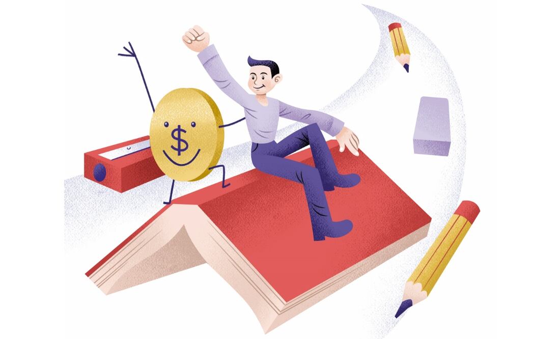 Puedes evitar el estrés de gastos escolares. Ilustración: Iván Vargas