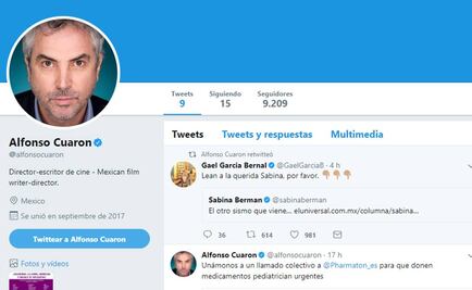 "Nada puede detener a quienes se levantan", tuitea Alfonso Cuarón
