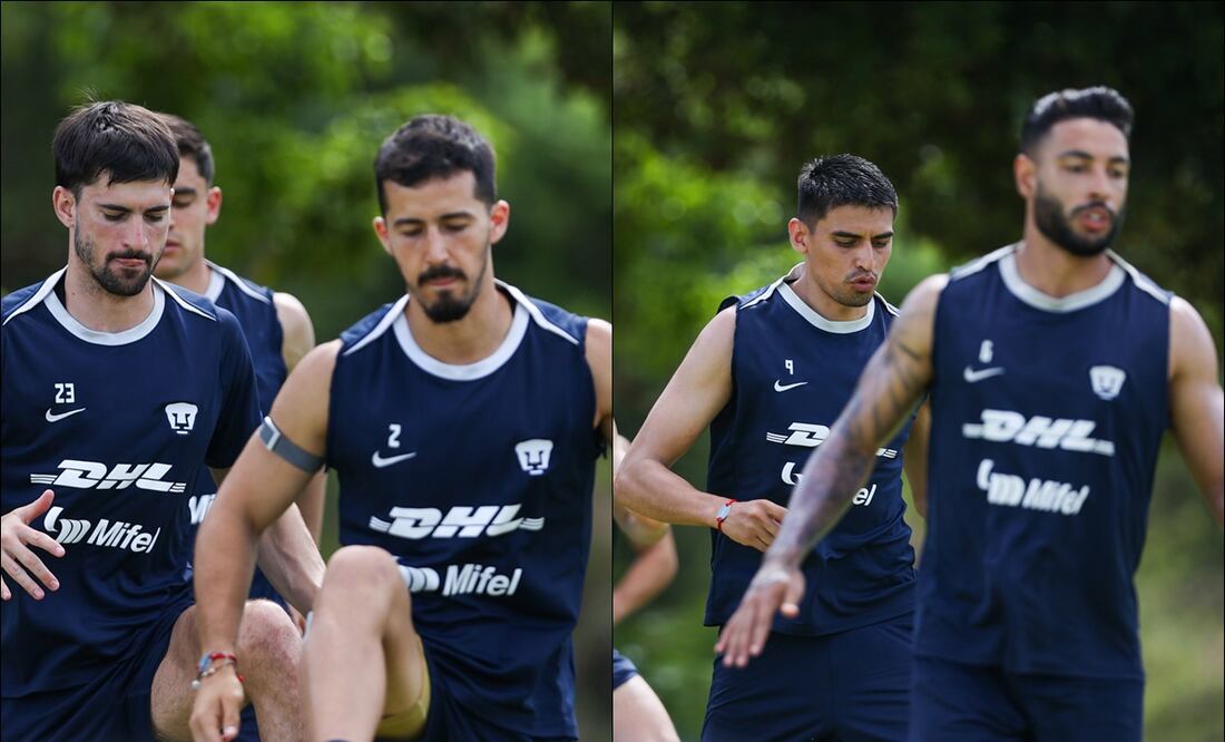 Cuerpo técnico de Pumas resaltó entrega de los futbolistas en pretemporada: “Están comprometidos con el proyecto” / FOTOS: Cortesía Pumas
