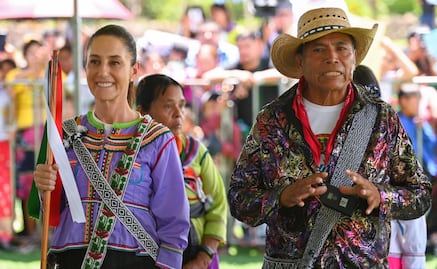 Sheinbaum entrega Fondo de Aportaciones para pueblos indígenas en Nayarit; incrementará cada año, anuncia
