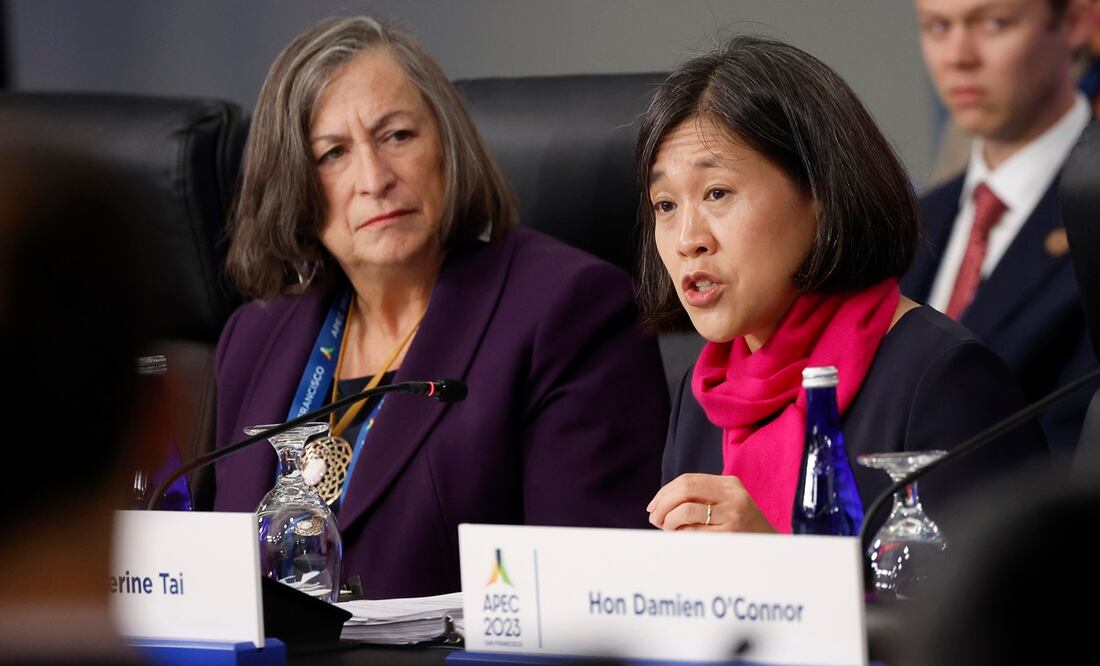 Katherine Tai, representante comercial de Estados Unidos. Foto: EFE