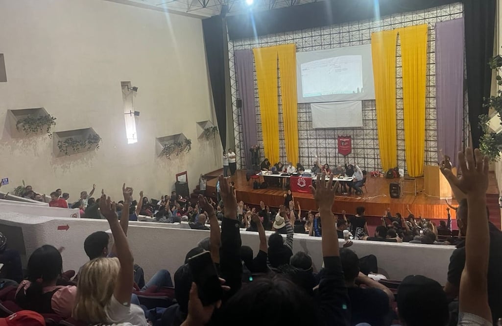 IEMS levanta huelga. FOTO: tomada de Twitter @cuartosol / EL UNIVERSAL/