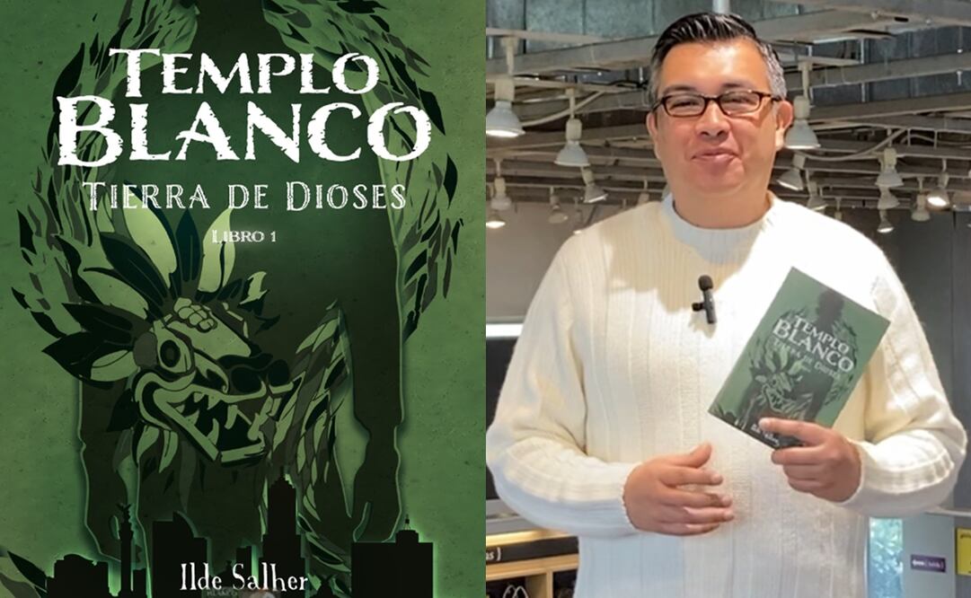 Ilde Salher, escritor, promueve la publicación de la obra "Templo blanco". 
Foto: Editorial Galahad