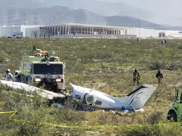 Mueren cuatro personas en desplome de avioneta en Ramos Arizpe, Coahuila