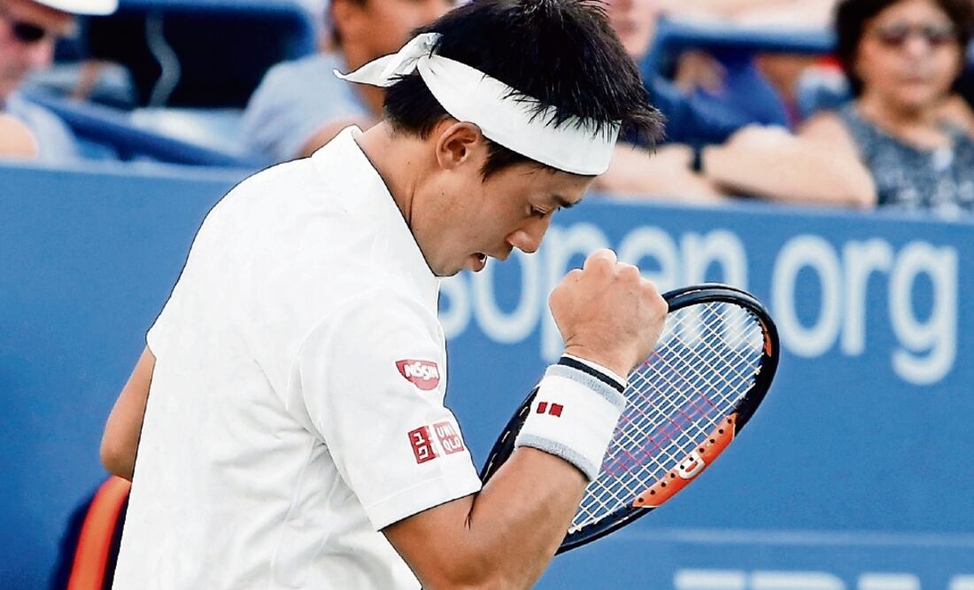 Kei, actual número siete del mundo,se enfrenta este día a Andy Murray (JASON DECROW. AP)