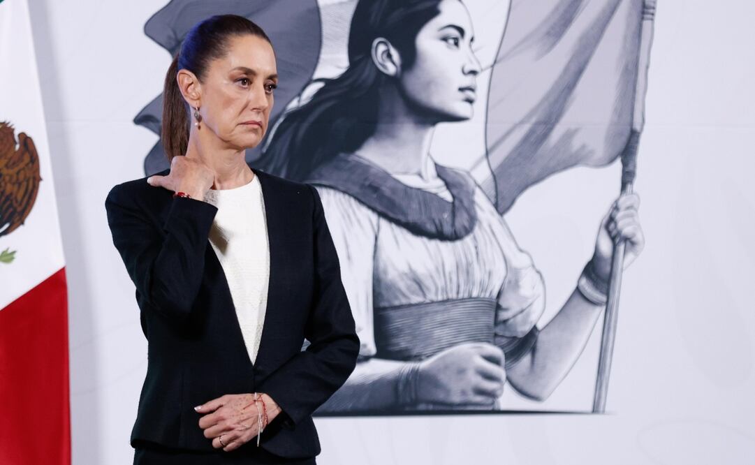 Conferencia matutina de la presidenta Claudia Sheinbaum Pardo el 5 de marzo de 2025. Foto: Diego Simón / EL UNIVERSAL