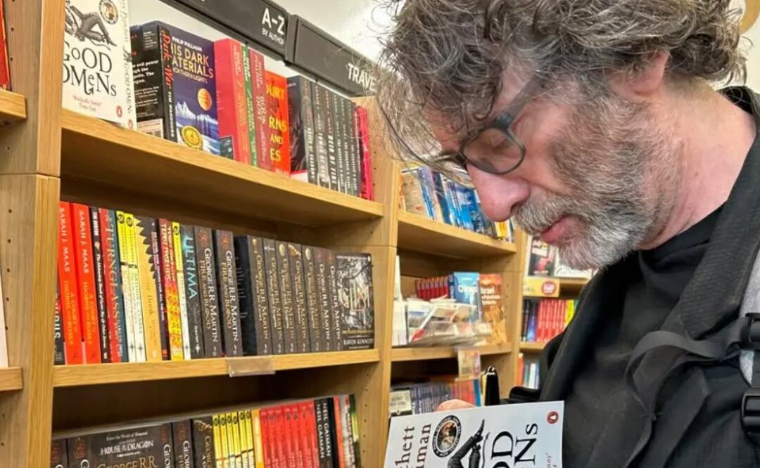 El escritor Neil Gaiman. Foto: Instagram oficial.