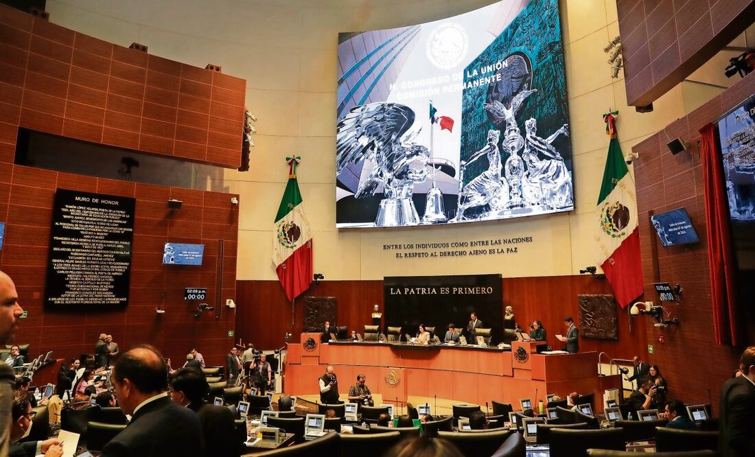 Sesión en la Permanente. Foto:  Diputados.gob.mx