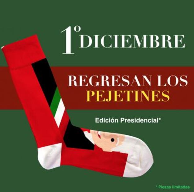 Robot virtual  vende calcetines de AMLO