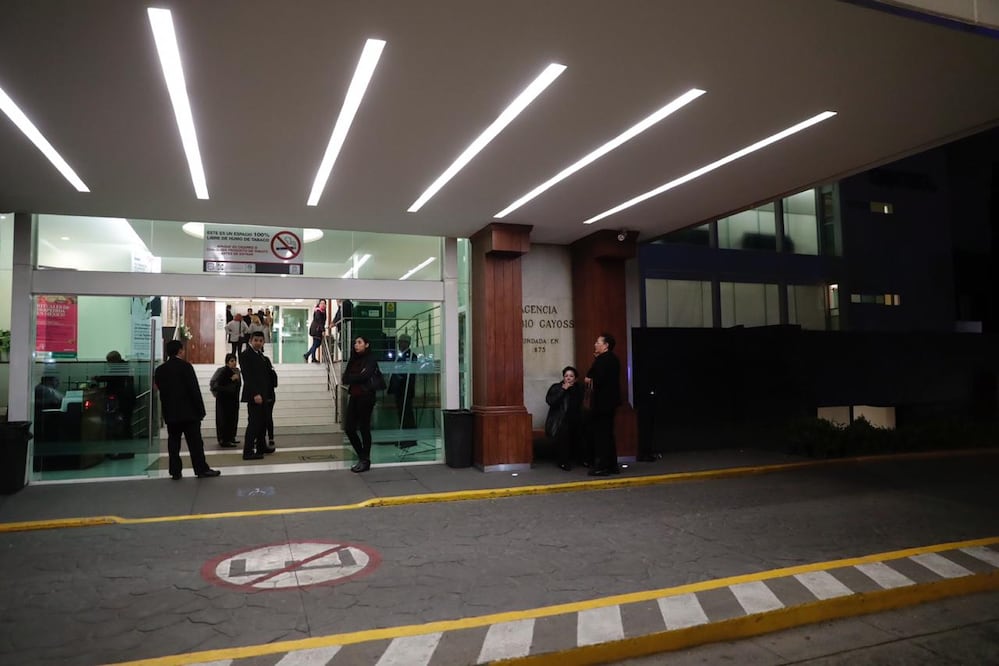 Funeraria donde velan los restos del padre del canciller Marcelo Ebrard / FOTO: Iván Stephens