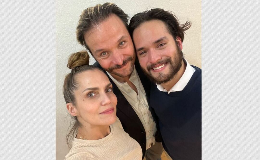 Larisa Mendizabal y Rodrigo Cachero tienen un hijo en común llamado Santiago, de 25 años, con quien aparecen en esta foto de hace unos días.