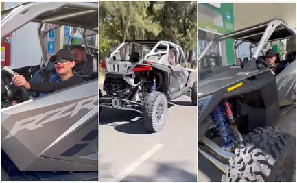¡Todo terreno! Cuevas sorprende con su Rzr recorriendo calles de la Cuauhtémoc, “¡Gracias Reyes Magos!”