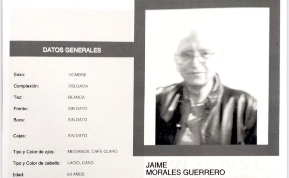 Piden localizar a Jaime Morales Guerrero, desaparecido en Tláhuac
