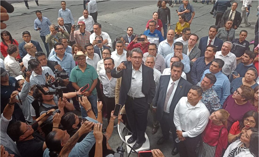 Avalan cambio de sede, reforma al Poder Judicial se aprobará en una sola sesión: Ricardo Monreal. Foto: Antonio López/EL UNIVERSAL