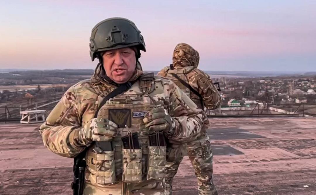 En la foto, tomada del video publicado por Prigozhin Press Service el viernes 3 de marzo de 2023, Yevgeny Prigozhin, propietario de la compañía militar Wagner Group. FOTO: AP