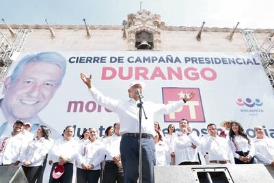 Nos defenderemos si hay fraude: AMLO