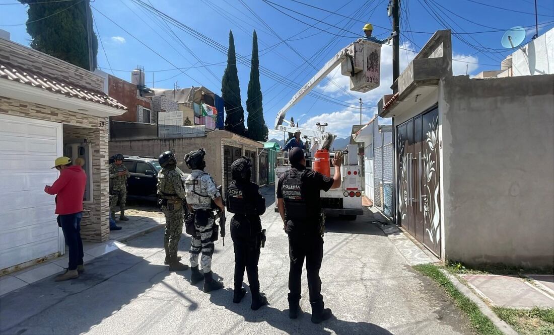 Desmantelan red de videovigilancia de “Los 300” en Ecatepec. Foto: Especial