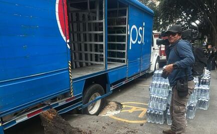 ¡Se abre otro socavón en CDMX! Ahora, en la alcaldía Benito Juárez