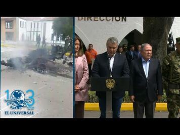 Colombia nunca se ha sometido al terrorismo: Duque tras atentado con coche bomba