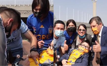 Gignac y Miguel Herrera cumplen el sueño de un jugador en silla de ruedas