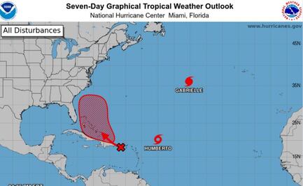 Se forma tormenta tropical “Humberto” en el Atlántico; podría evolucionar a huracán el sábado