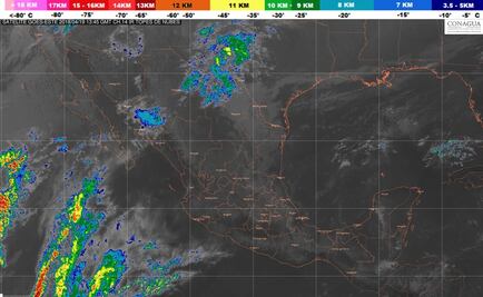 Aumenta potencial de lluvias para esta tarde en estados del noreste