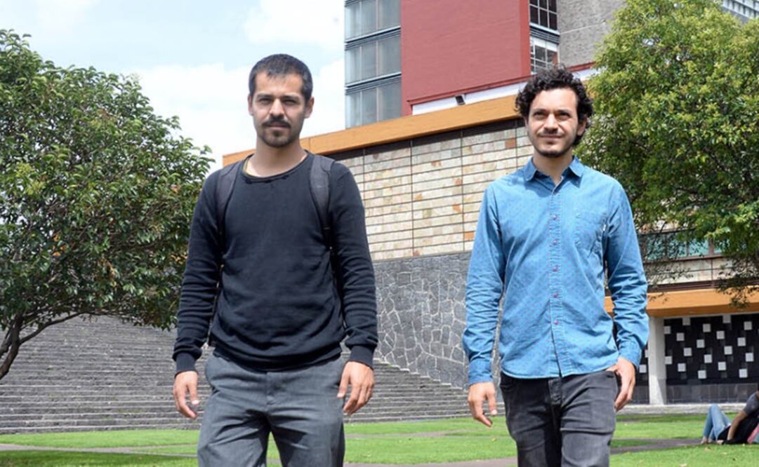Pavel Escobedo y Andrés Soliz, egresados y profesores adjuntos de la Facultad de Arquitectura de la UNAM. Foto: dgcs.unam.mx
