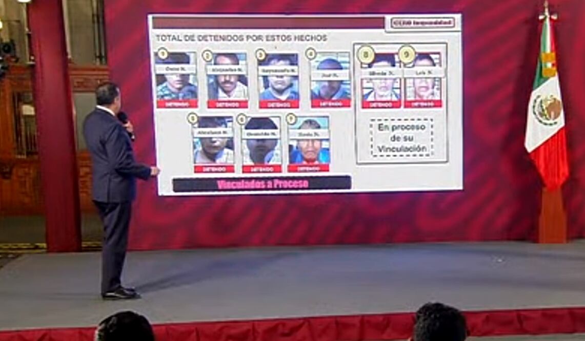 Mejía Berdeja indicó que de los nueve detenidos, siete ya están vinculados a proceso penal por este hecho. Foto: tomada de video