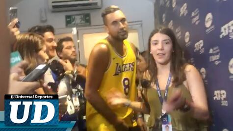 "Mucha cerveza" y poco tenis de Nick Kyrgios en Acapulco