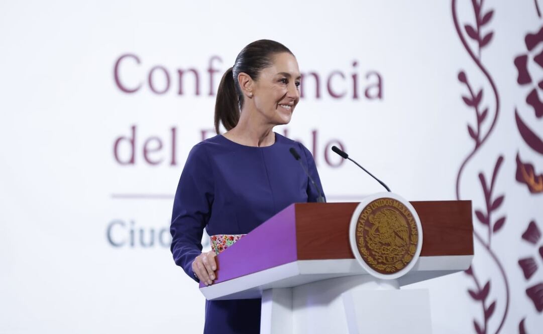 Conferencia matutina de Claudia Sheinbaum el 7 de mayo de 2025 en Palacio Nacional. Foto: Fernanda Rojas / EL UNIVERSAL