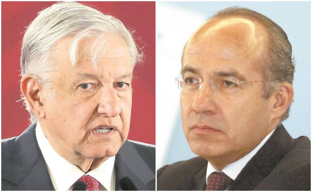 El presidente Andrés Manuel López Obrador dio a conocer la campaña en su conferencia mañanera. El exmandatario Felipe Calderón Hinojosa reclamó que se hubiera involucrado a su hijo en el tema. Fotos/ARCHIVO EL UNIVERSAL
