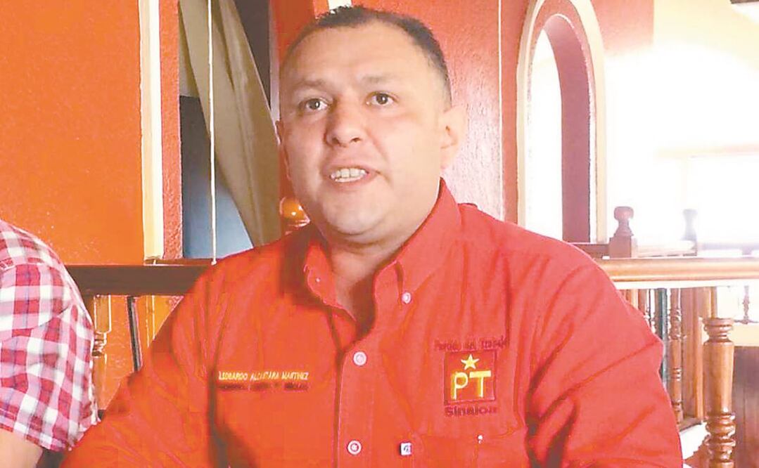 Leobardo Alcántara, dirigente de PT en Sinaloa. Foto: ARCHIVO EL UNIVERSAL