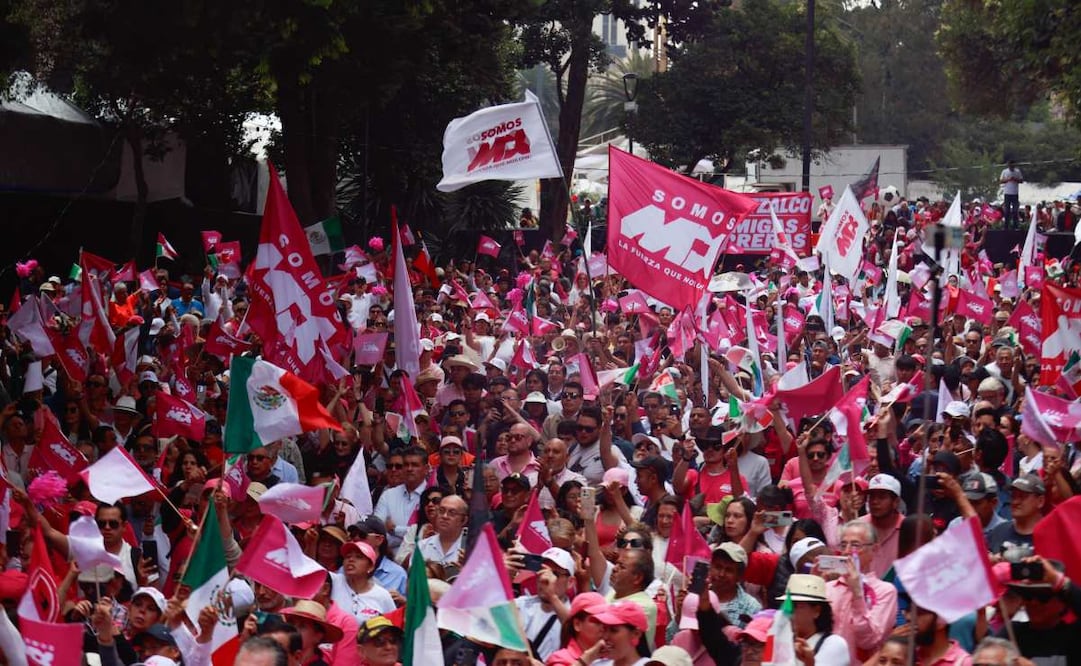 A un costado del Monumento a la Revolución, se realizó un mitin que fue encabezado por Guadalupe Acosta Naranjo, presidente de Somos México, con motivo del registro como partido político nacional. Imagen Ilustrativa. Foto: Diego Simón Sánchez/ EL UNIVERSAL