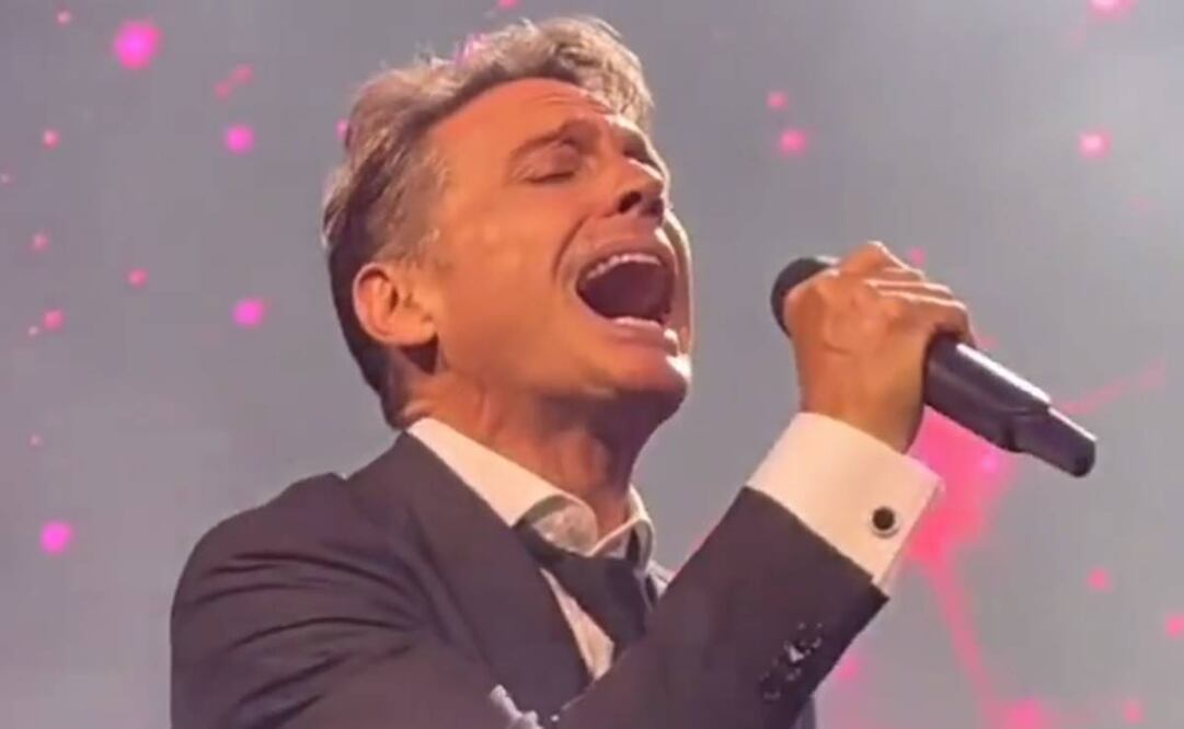 Luis Miguel regresó a los escenarios tras cuatro años de ausencia. Foto: Captura.
