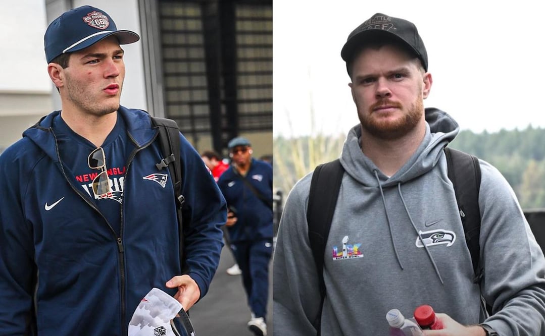 Sam Darnold y Drake Maye, de los Seahawks y Patriots, aterrizan en San Francisco / Fotos: Capturas de pantalla de Instagram