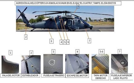 Refuerzan operativo tras ataque a helicóptero de la Marina