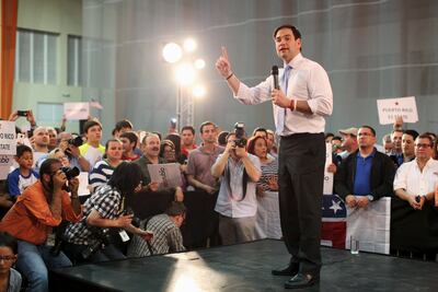 Marco Rubio gana primarias republicanas en Puerto Rico