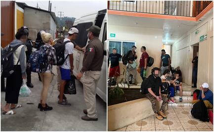 Rescata INM a 150 migrantes hacinados en un hotel de Chiapas