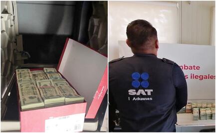 Decomisan dólares que estaban ocultos en una caja de zapatos
