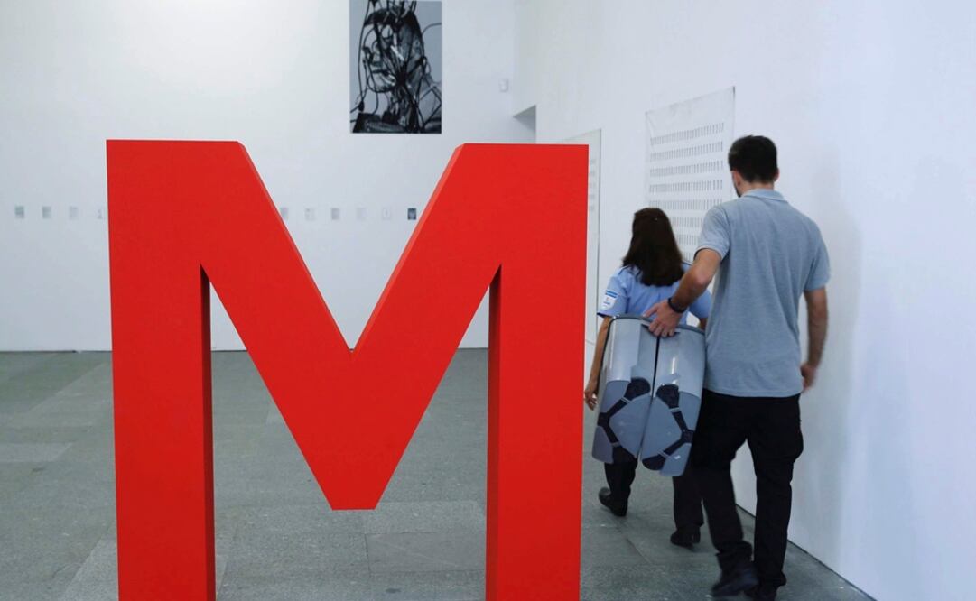 "El cuerpo del amo" (2019), obra del artista danés Henrik Olesen. Foto: EFE/ Paco Campos