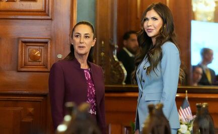 Sheinbaum califica como "provechosa" reunión con Noem; México y EU mantienen buena relación con respeto a las soberanías, dice