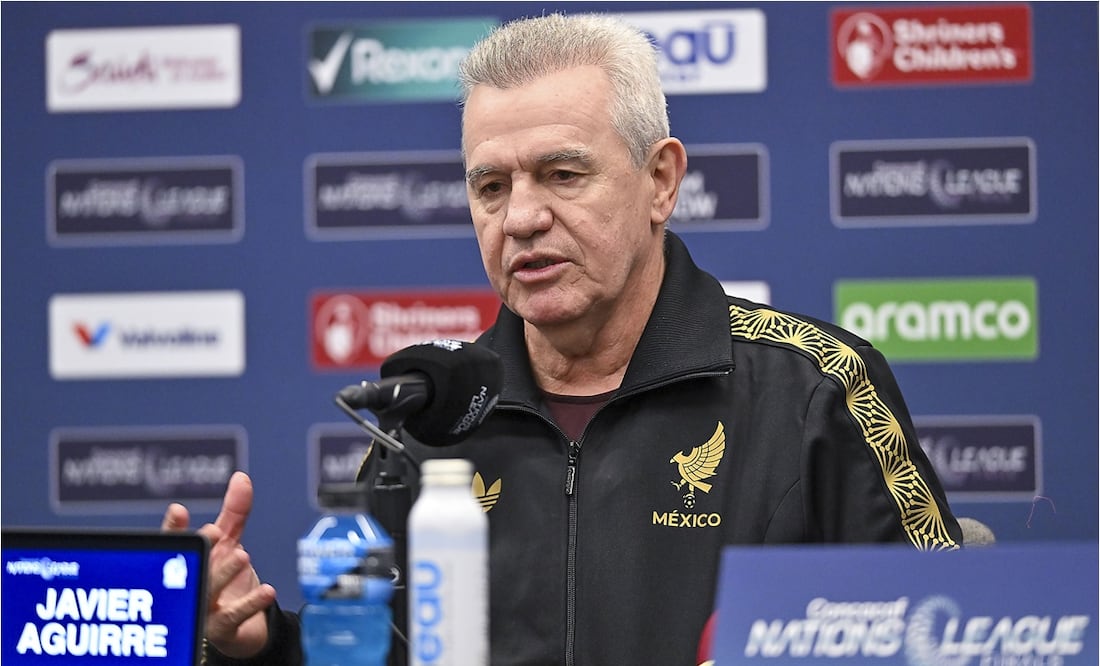 Javier Aguirre en conferencia de prensa en el SoFi Stadium. FOTO: IMAGO7