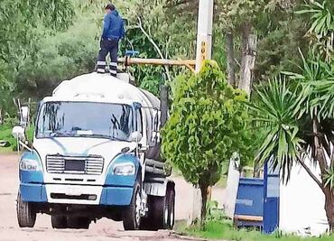 Naucalpan: extracción de agua por pipas es legal