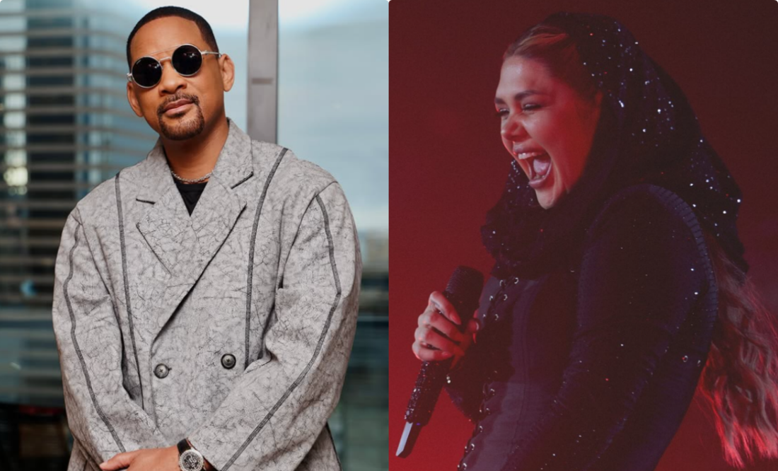 Will Smith y Yuridia - Foto: @willsmith y @yuritaflowers en Instagram