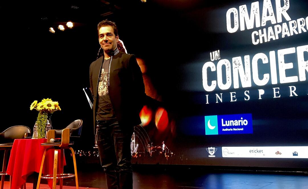 Chaparro dará su primer show como cantante el próximo 25 de septiembre. Foto: Armando Pereda/ EL UNIVERSAL.