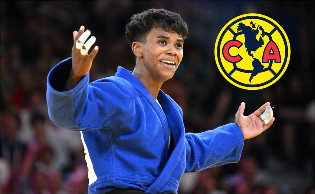 La medallista mexicana es fanática del América. FOTO: XINHUA