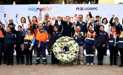 Coyoacán honra a víctimas de sismos del 19-S; "recordar no significa solamente mirar hacia el pasado, es aprender para proteger el futuro”: edil