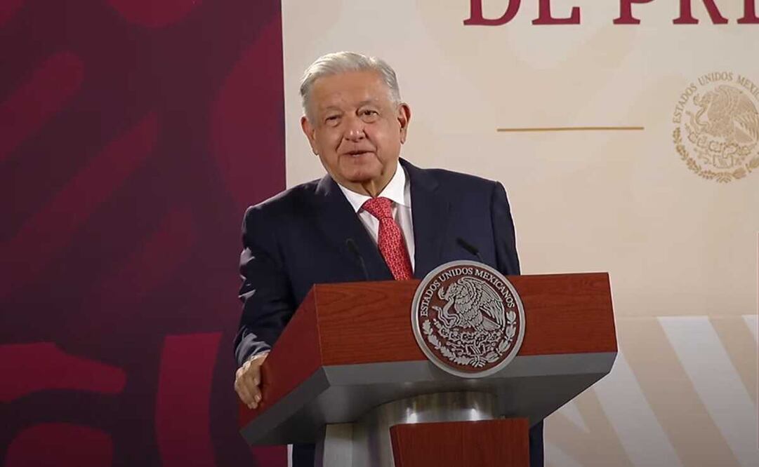 “Le tengo una sorpresa a los migrantes en el Grito”, expresó López Obrador en su conferencia matutina. Foto: captura de pantalla