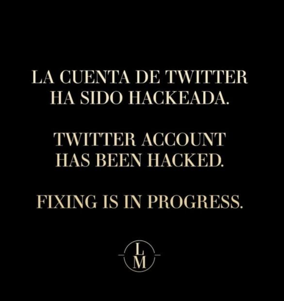 Confirmado, la cuenta de Luis Miguel fue hackeada 