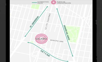 Campesinos protestan en Eje 7 Sur